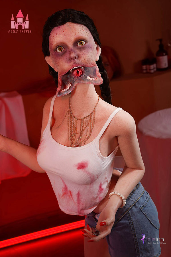 Zombiella 156cm D cup Sex Doll - Z01# Alien Face
