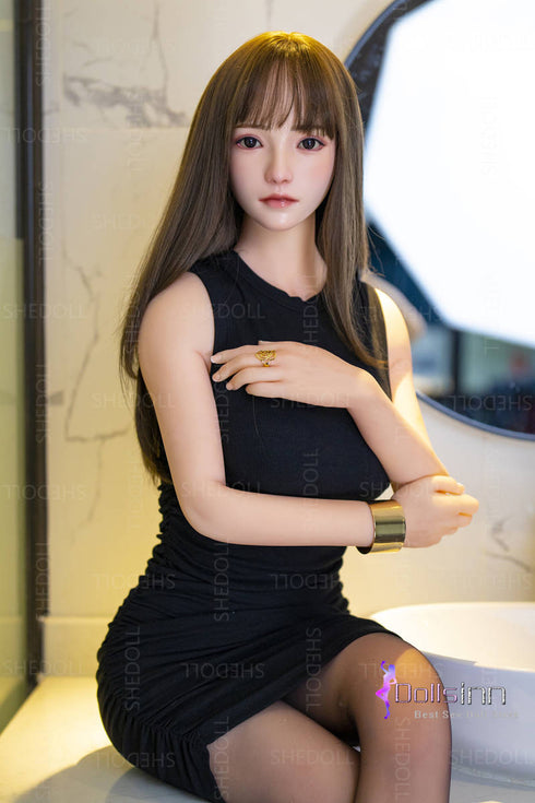 Shedoll 158cm C cup Full Silicone Sex Doll - Rose