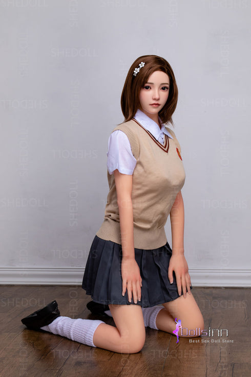 Shedoll 163cm D cup Full Silicone Sex Doll - Rose