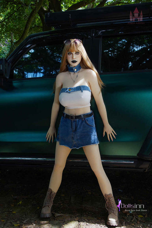 Dolls Castle 165cm F-cup Huge Tits Sex Doll - Custom Real TPE Face #DC10